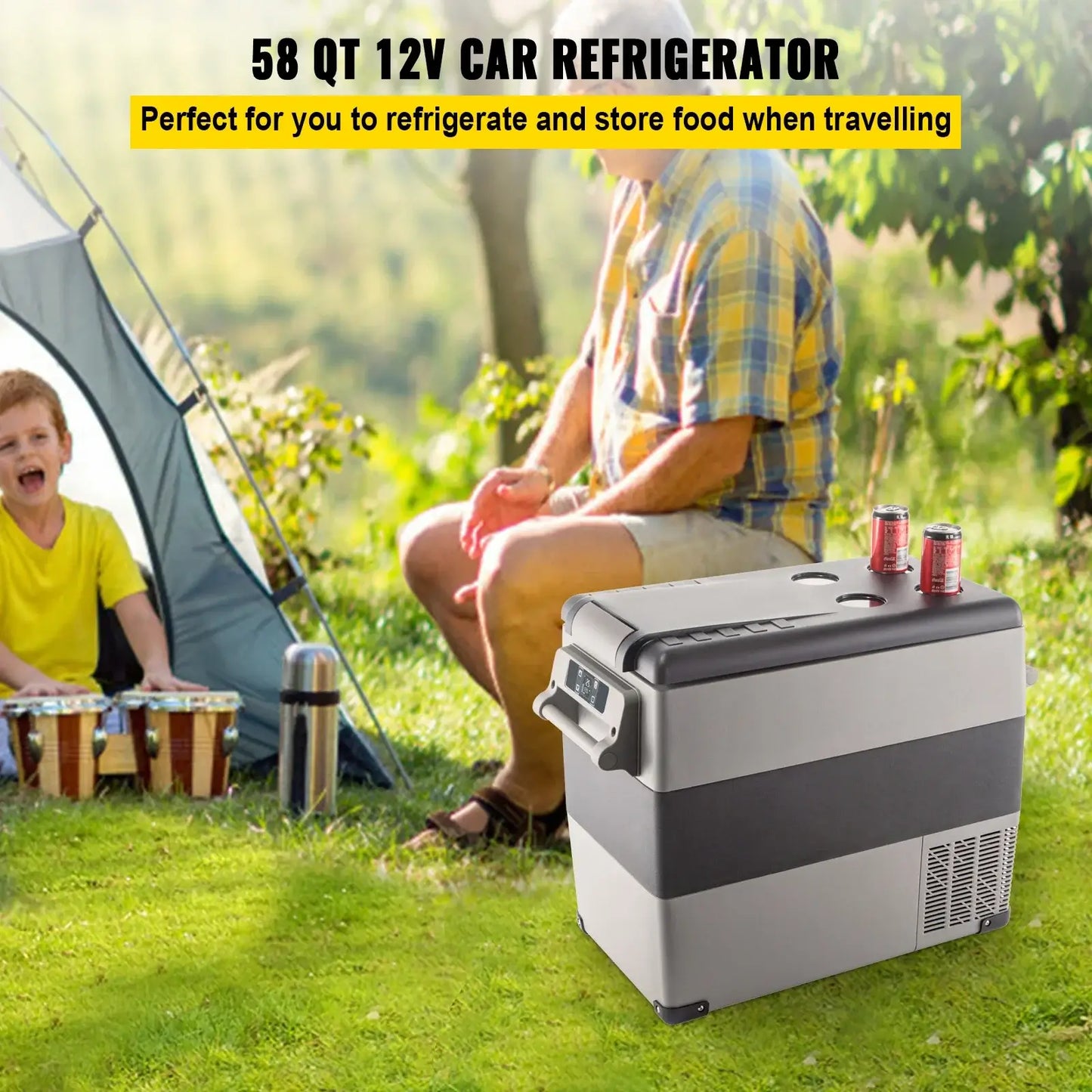 Réfrigérateur de voiture Mini-réfrigérateur Congélateur Compresseur portable Glacière