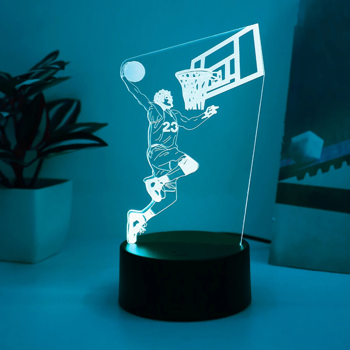 3D Basketball Master LED Night Light