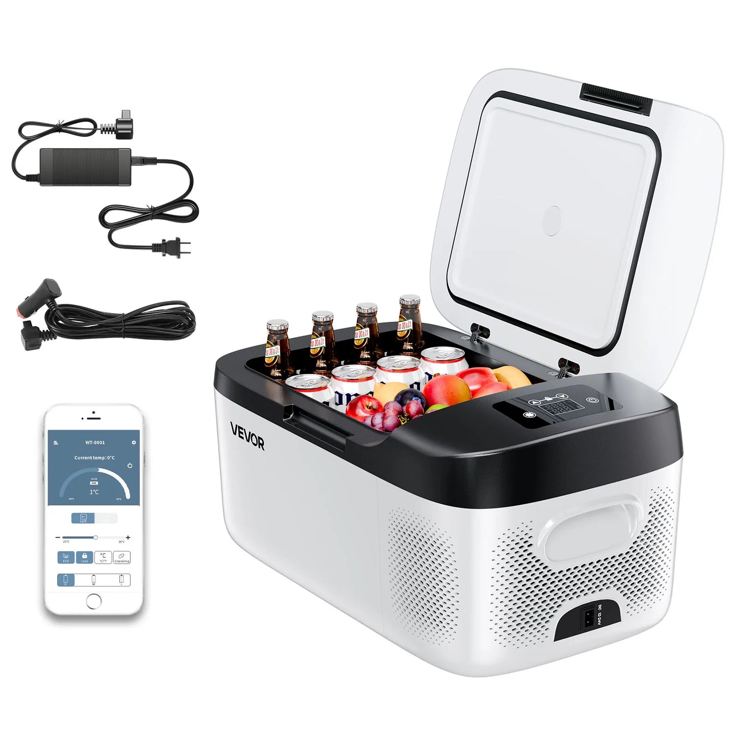 Réfrigérateur de voiture Mini-réfrigérateur Congélateur Compresseur portable Glacière