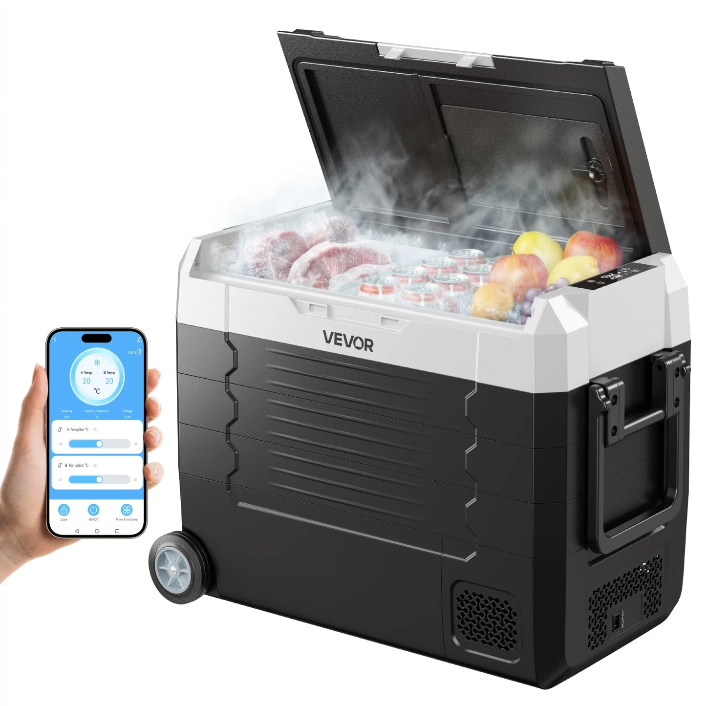 Réfrigérateur de voiture Mini-réfrigérateur Congélateur Compresseur portable Glacière
